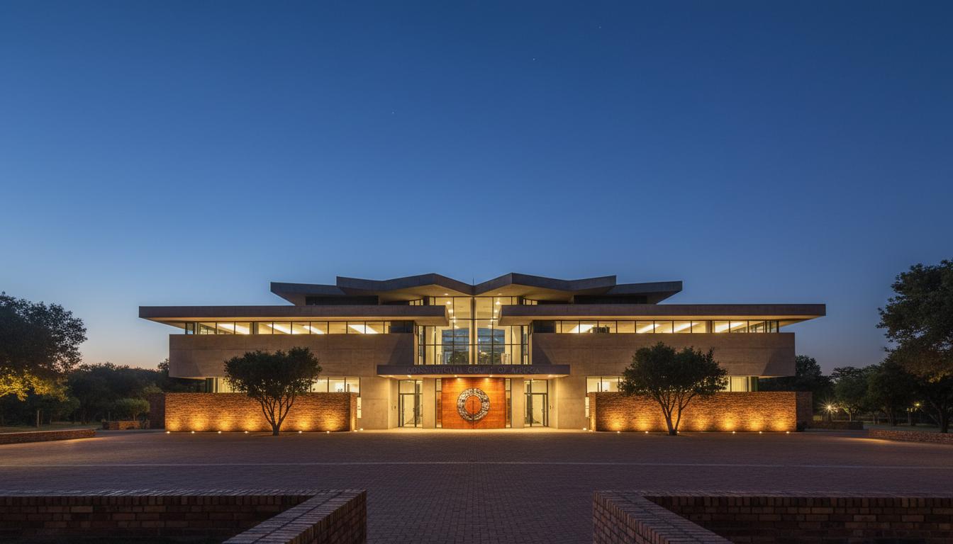 Constitutional Court of South Africa at dusk